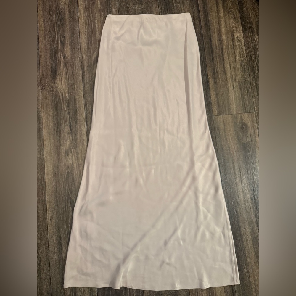 Anthropologie Cream Maxi Skirt